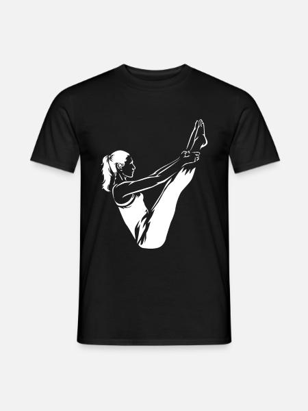 Pilates - Männer T-Shirt - Schwarz