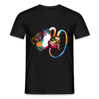 Anesthésiste anesthésiste - T-shirt homme - noir - Devant - AI Model Male 178 light (178cm)