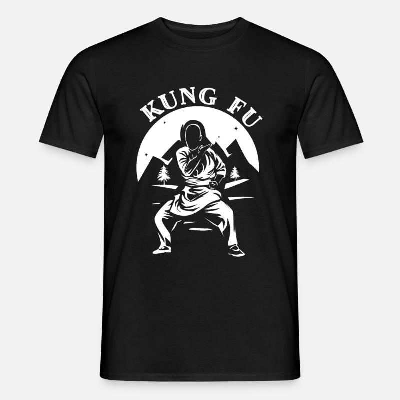 Kung Fu - Männer T-Shirt - Schwarz