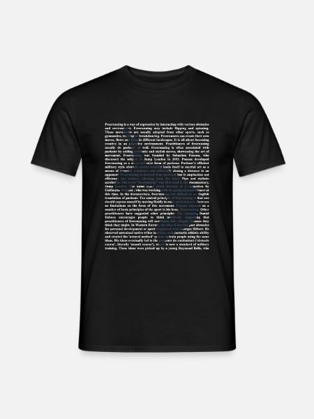 Freerunning - Männer T-Shirt - Schwarz