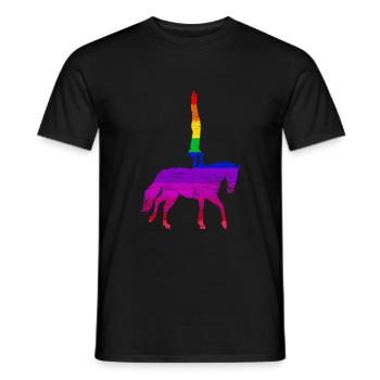 Vaulting - Men's T-Shirt - black - Front - AI Model Male 178 light (178cm)