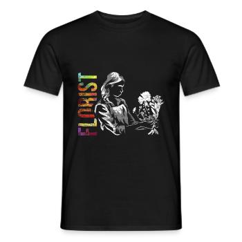 Floristen Geschenk - Männer T-Shirt - Schwarz - Vorne - AI Model Male 178 light (178cm)