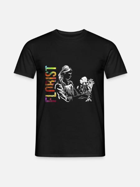 Floristen Geschenk - Männer T-Shirt - Schwarz