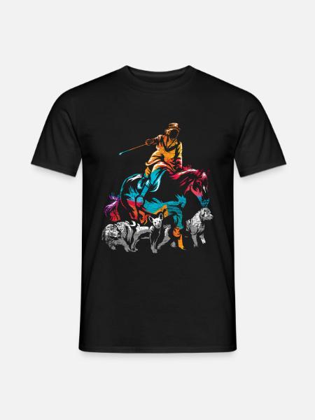 Chasse aux dragons - T-shirt homme - noir