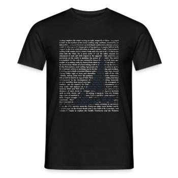 Cadeau de voile pour voilier - T-shirt homme - noir - Devant - AI Model Male 178 light (178cm)