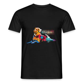 Chien Hovawart - T-shirt homme - noir - Devant - AI Model Male 178 light (178cm)