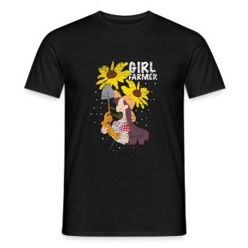 Bäuerin Landwirtin Geschenk - Männer T-Shirt - Schwarz - Vorne - AI Model Male 178 light (178cm)