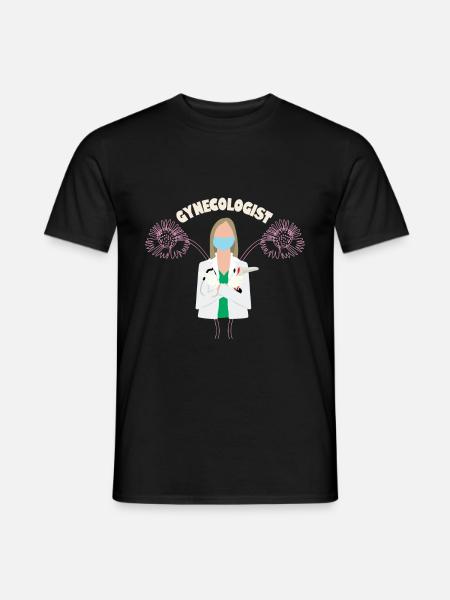Gynécologue gynécologue - T-shirt homme - noir