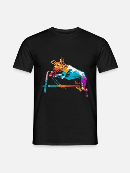 Dog agility gift - Men's T-Shirt - black