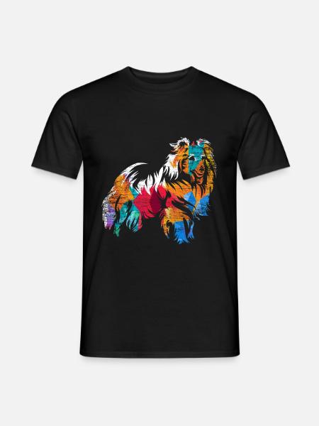 Shetland Shepherd Gift - Men's T-Shirt - black