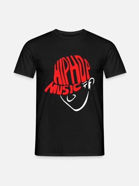 hip hop - Men's T-Shirt - black