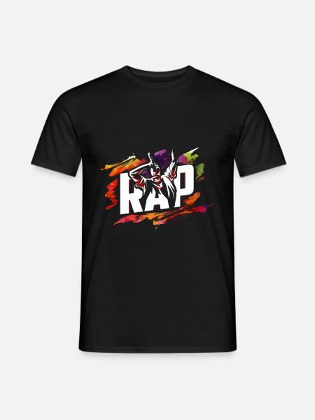 rap - Men's T-Shirt - black