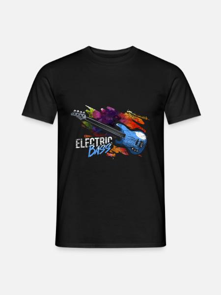 E-basse cadeau - T-shirt homme - noir