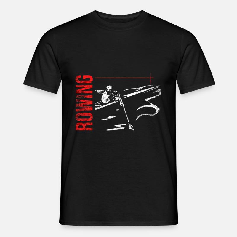 Rudern - Männer T-Shirt - Schwarz