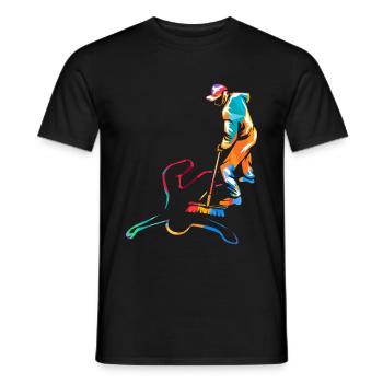 Cadeau de nettoyeur de scène de crime - T-shirt homme - noir - Devant - AI Model Male 178 light (178cm)