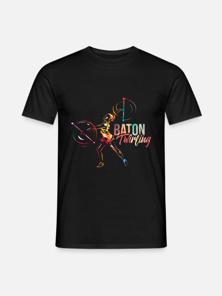 Baton Twirling - Men's T-Shirt - black