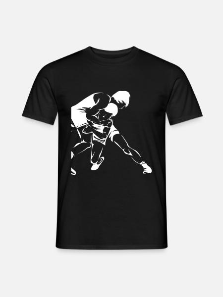 Ringen - Männer T-Shirt - Schwarz
