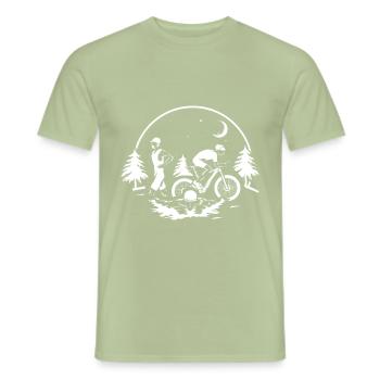 Triathlon Sport - T-shirt homme - vert sauge - Devant - AI Model Male 178 light (178cm)