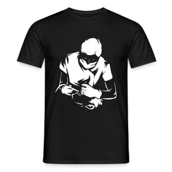 Cadeau de dentiste - T-shirt homme - noir - Devant - AI Model Male 178 light (178cm)