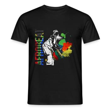 Afrobeat Reggae Afro Beat - Men's T-Shirt - black - Front - AI Model Male 178 light (178cm)
