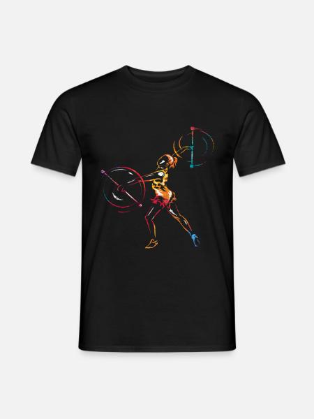 Twirling bar turning - Men's T-Shirt - black