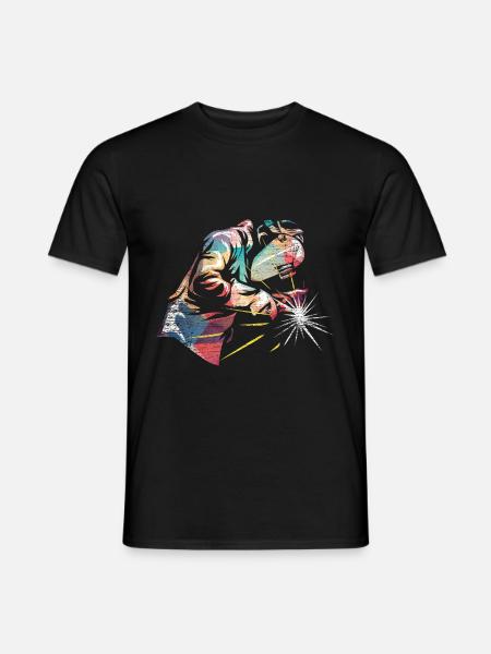 Welder welding profession - Men's T-Shirt - black