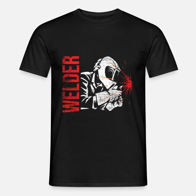 Beruf Schweißer Schweißen - Männer T-Shirt - Schwarz
