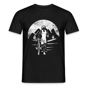Triathlon Sport - T-shirt homme - noir - Devant - AI Model Male 178 light (178cm)