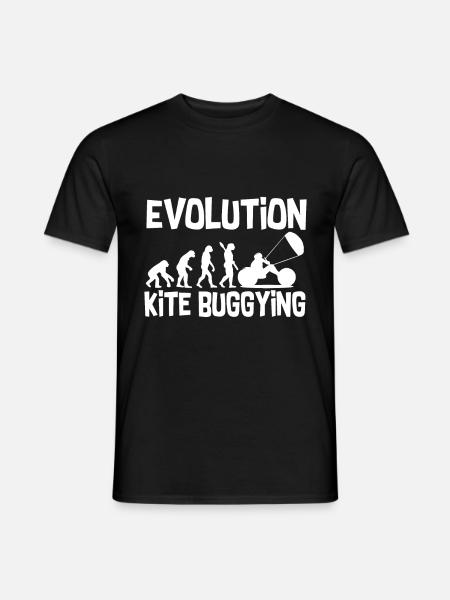 Evolution kite buggying - Men's T-Shirt - black