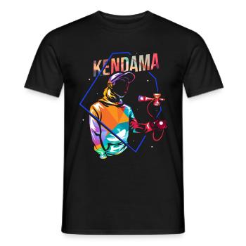 Kendama - Männer T-Shirt - Schwarz - Vorne - AI Model Male 178 light (178cm)