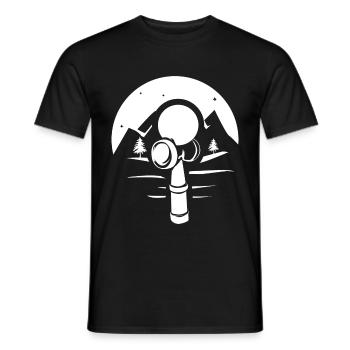 Kendama Japan Kromkendama - Men's T-Shirt - black - Front - AI Model Male 178 light (178cm)