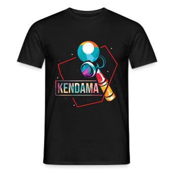 Kendama Japan Kromkendama - Männer T-Shirt - Schwarz - Vorne - AI Model Male 178 light (178cm)