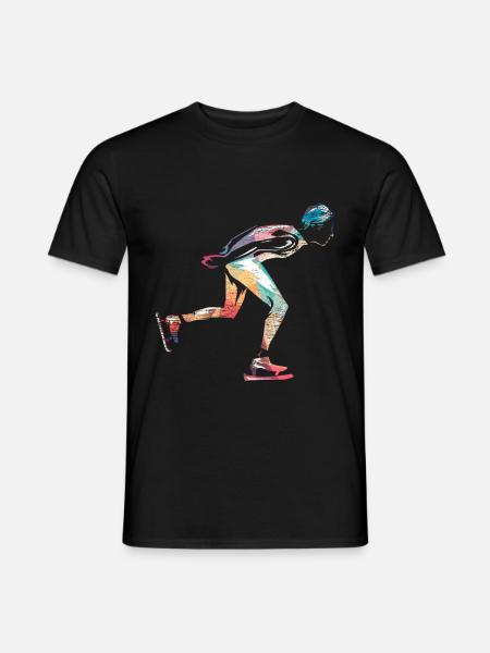 Ice skating figure skating - Men's T-Shirt - black