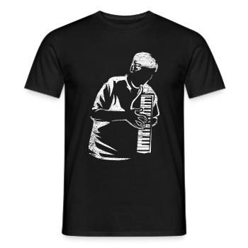 Melodica - Men's T-Shirt - black - Front - AI Model Male 178 light (178cm)