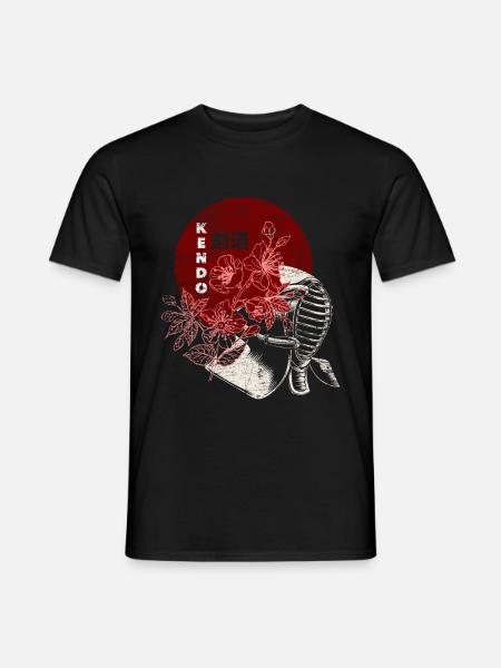 Kendo-Mädchen - Männer T-Shirt - Schwarz