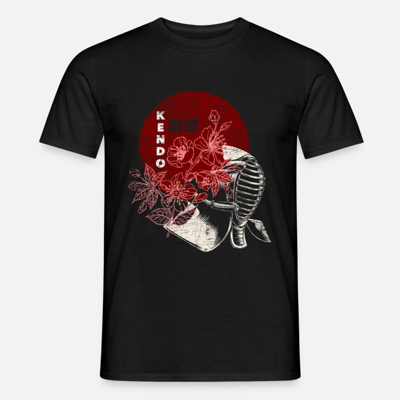 Kendo-Mädchen - Männer T-Shirt - Schwarz