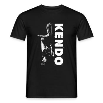 Kendo Boys - Men's T-Shirt - black - Front - AI Model Male 178 light (178cm)