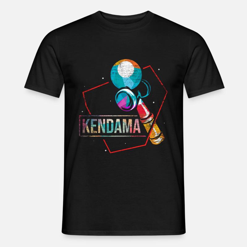 Kendama - Männer T-Shirt - Schwarz