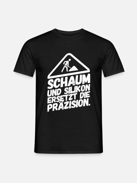 Bauarbeiter Baustelle Silikon - Männer T-Shirt - Schwarz