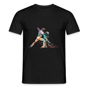 Danse Tango - T-shirt homme - noir - Devant - AI Model Male 178 light (178cm)