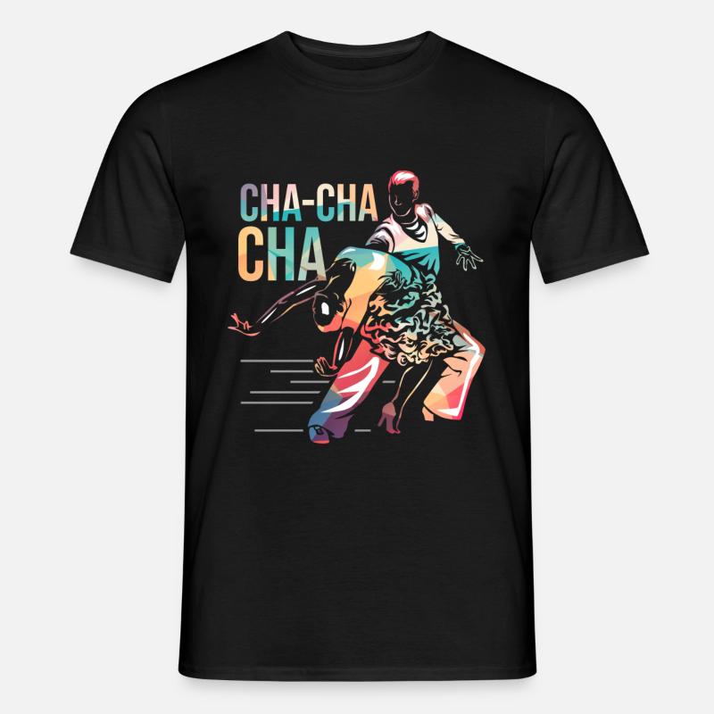 Cha Cha - Männer T-Shirt - Schwarz
