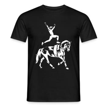 Vaulting - Men's T-Shirt - black - Front - AI Model Male 178 light (178cm)