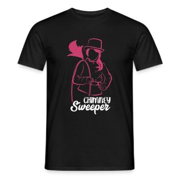 Chimney sweep - Men's T-Shirt - black - Front - AI Model Male 178 light (178cm)