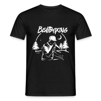 Beatboxen Beatboxing - Männer T-Shirt - Schwarz - Vorne - AI Model Male 178 light (178cm)
