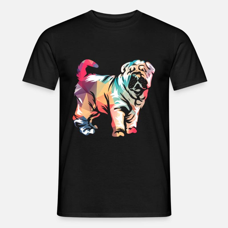 Shar Pei - Männer T-Shirt - Schwarz