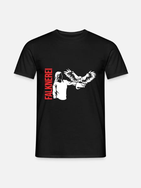 Falknerei - Männer T-Shirt - Schwarz