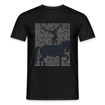 Bóveda - Camiseta hombre - negro - delante - AI Model Male 178 light (178cm)