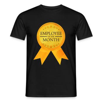 Employee of the Month - Employee of the Month - Men's T-Shirt - black - Front - AI Model Male 178 light (178cm)