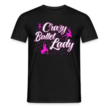 Ballerina Ballet Dance Ballet Dance Gift - Men's T-Shirt - black - Front - AI Model Male 178 light (178cm)