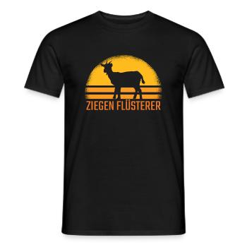 Goats Whisper goat Retro - Men's T-Shirt - black - Front - AI Model Male 178 light (178cm)